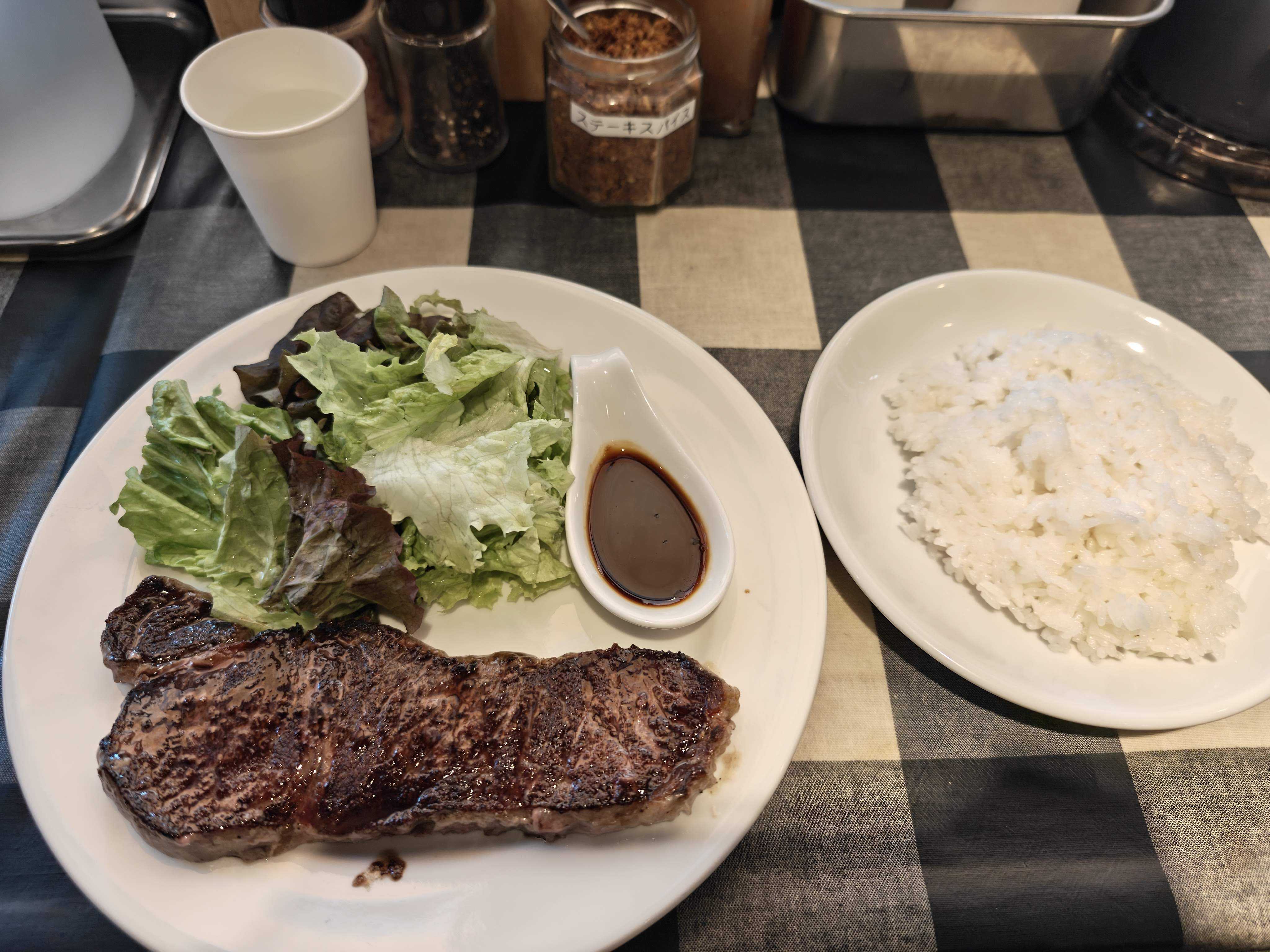 虎ノ門　肉BISTRO TONO　1人ランチ　サーロインランチS　ステーキ