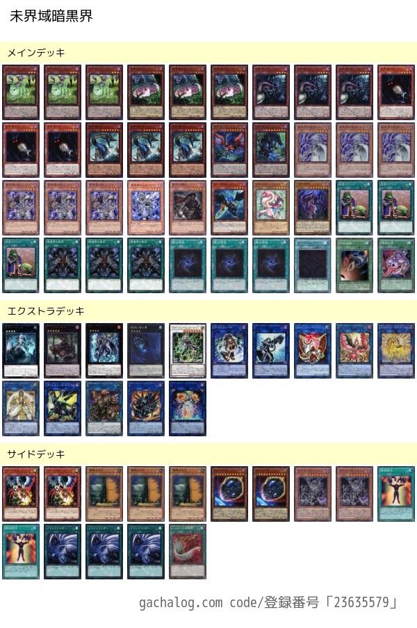 遊戯王 本格構築【未界域暗黒界】デッキ メイン＆EX15枚＆二重スリーブ Amazon.co.jp: 本格構築 未界域 暗黒界 デッキ メイン