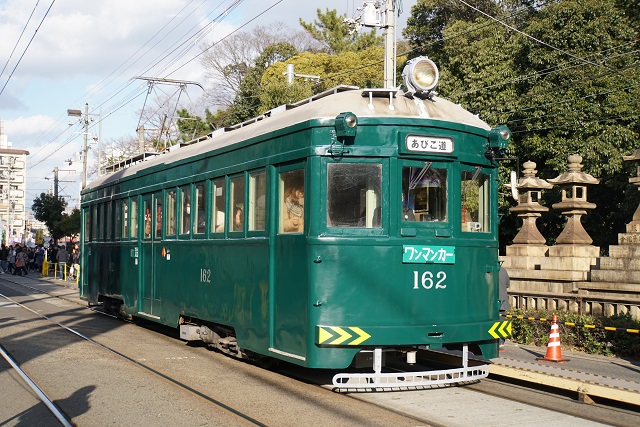 阪堺電車の 正月 オリエント急行殺人事件2