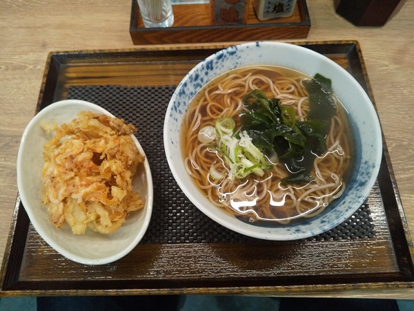 □しぶそば 多摩川店 で 『桜海老のかき揚げそば』 | 足立区全店