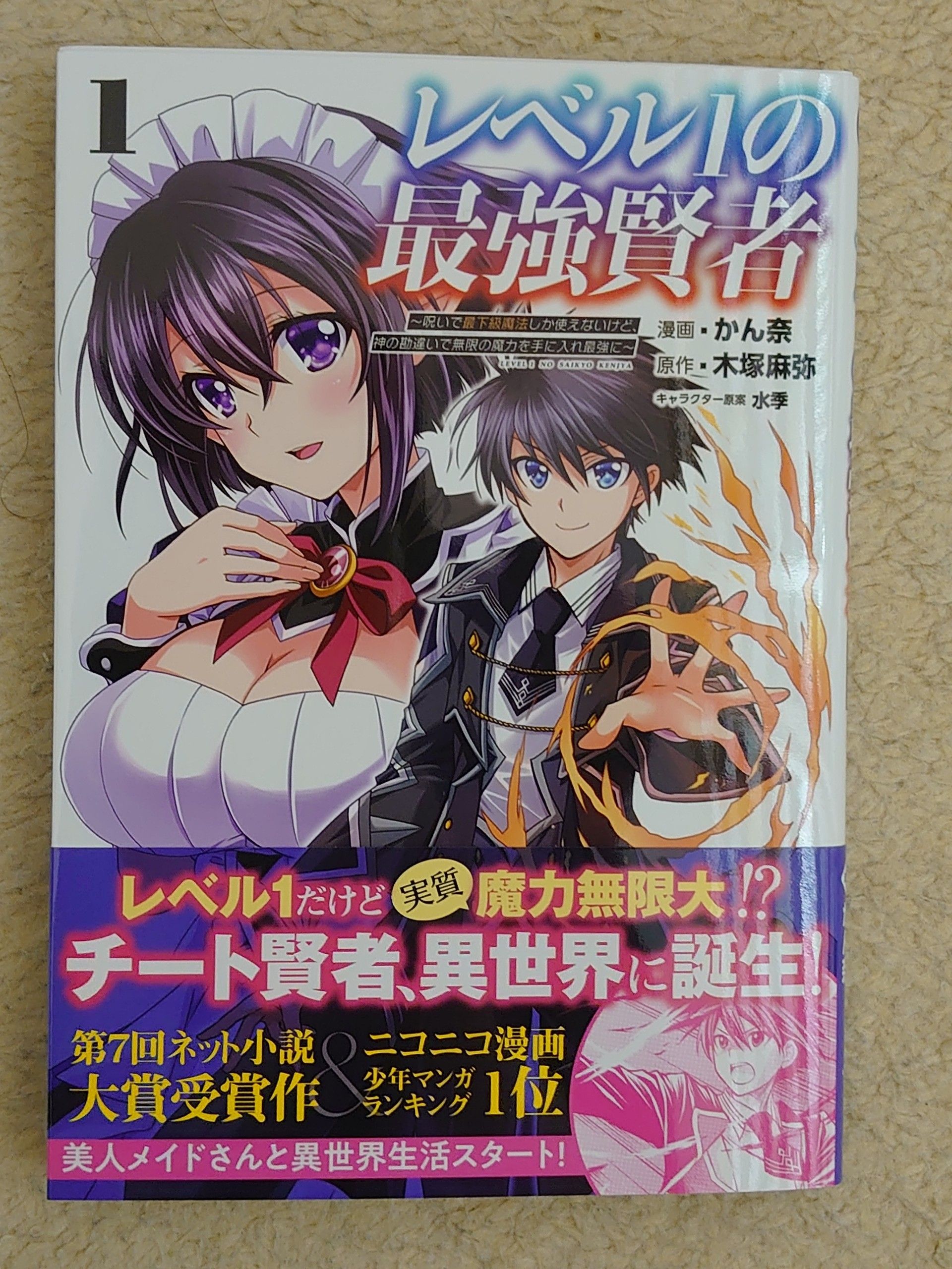 今日の１冊 ９６日目 レベル1の最強賢者 呪いで最下級魔法しか使えないけど 神の勘違いで無限の魔力を手に入れ最強に 異世界ジャーニー どうしても行きたい 楽天ブログ