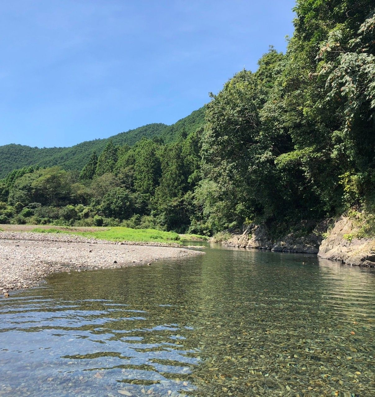 着画 メゾ水着 夏休みの思い出 川遊び 笑う門には福来たる 楽天ブログ