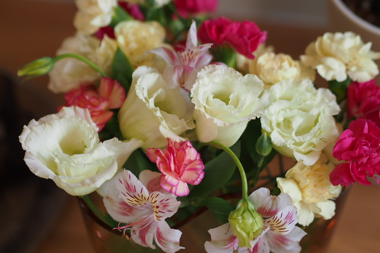 1月の花×イッタラアアルトベース160リオブラウン | ielog - 楽天ブログ