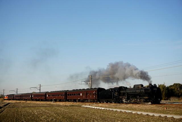 快速「SL銚子」 D51 498牽引  試運転5回目  最終日