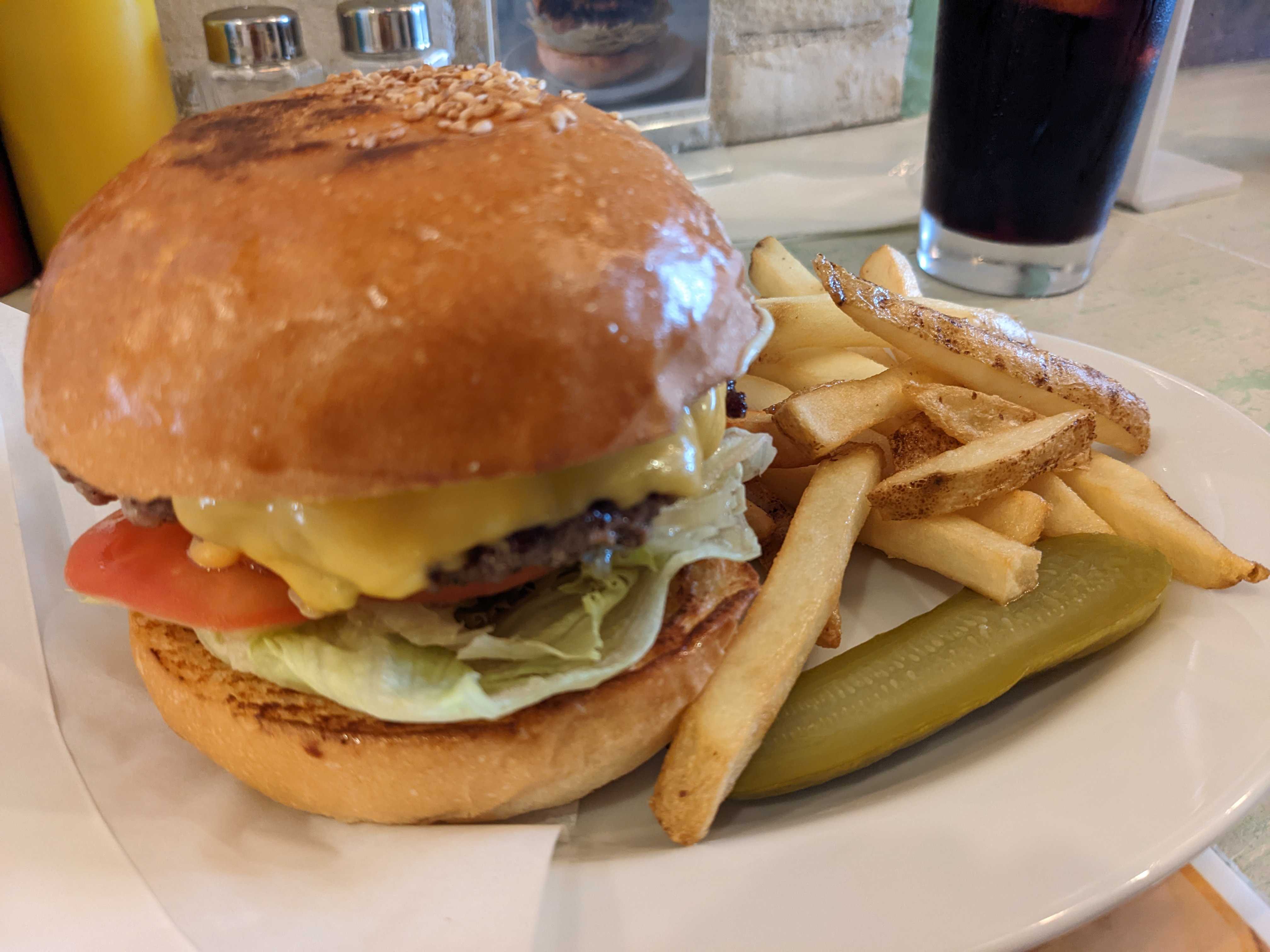 チーズバーガー ＠千葉 京成大久保 マンドリンハンバーガーキッチン chococco のスイーツ*パン倶楽部 ひたすら食い意地 楽天ブログ