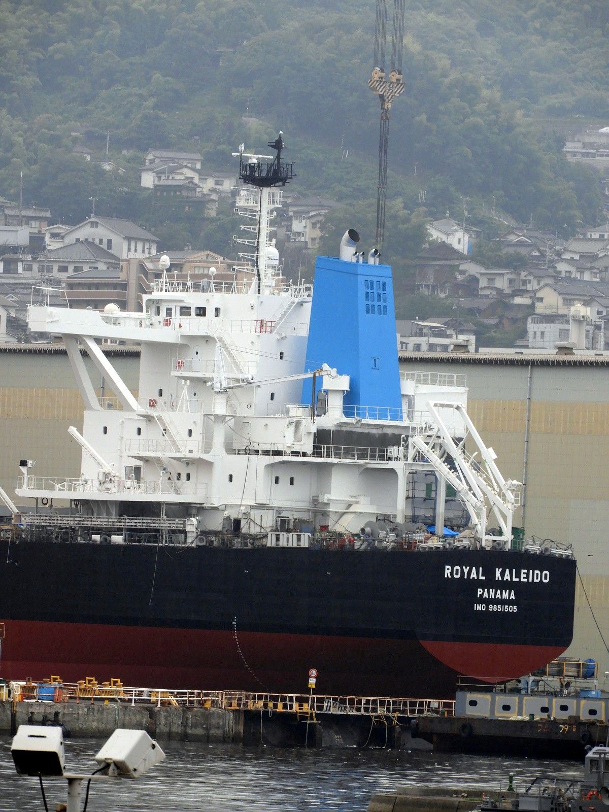 Royal Kaleido ドック内で建造貨物船に船名が 気ままな生活 楽天ブログ