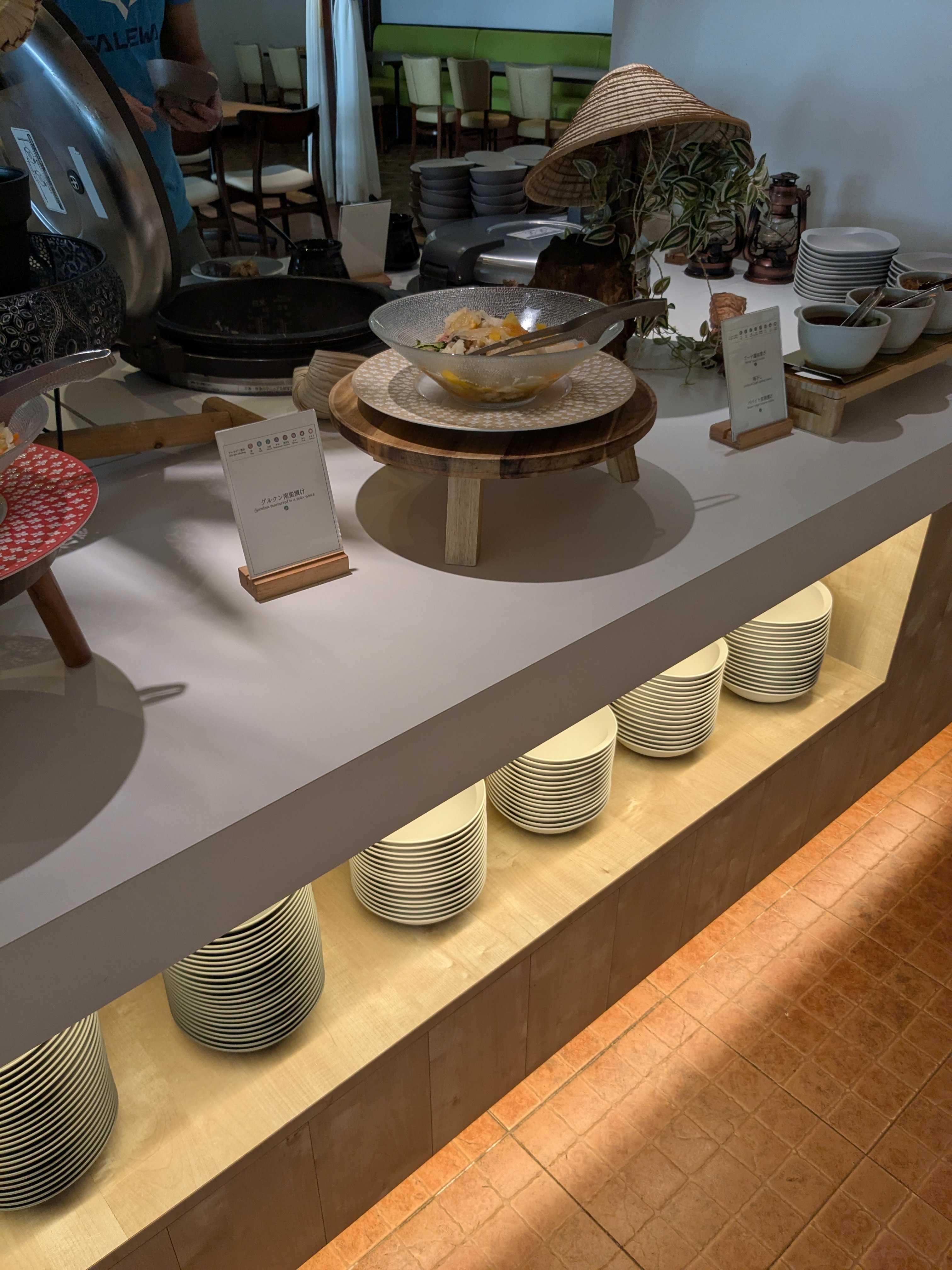 西表島ホテル by 星野リゾート 夕食ビュッフェ　内容　メニュー　グルクン南蛮漬け