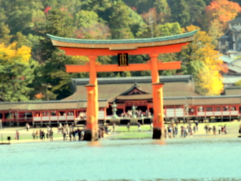 両部鳥居と厳島神社