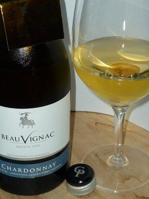 Les Costieres de Pomerols BeauVignac Chardonnay 2014 glass.jpg