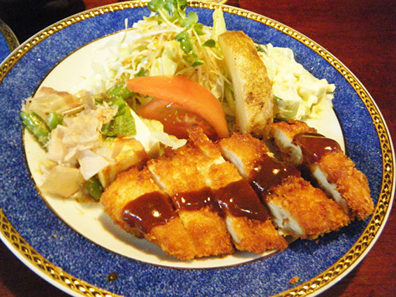 プランタンの「チキンカツ」-2♪