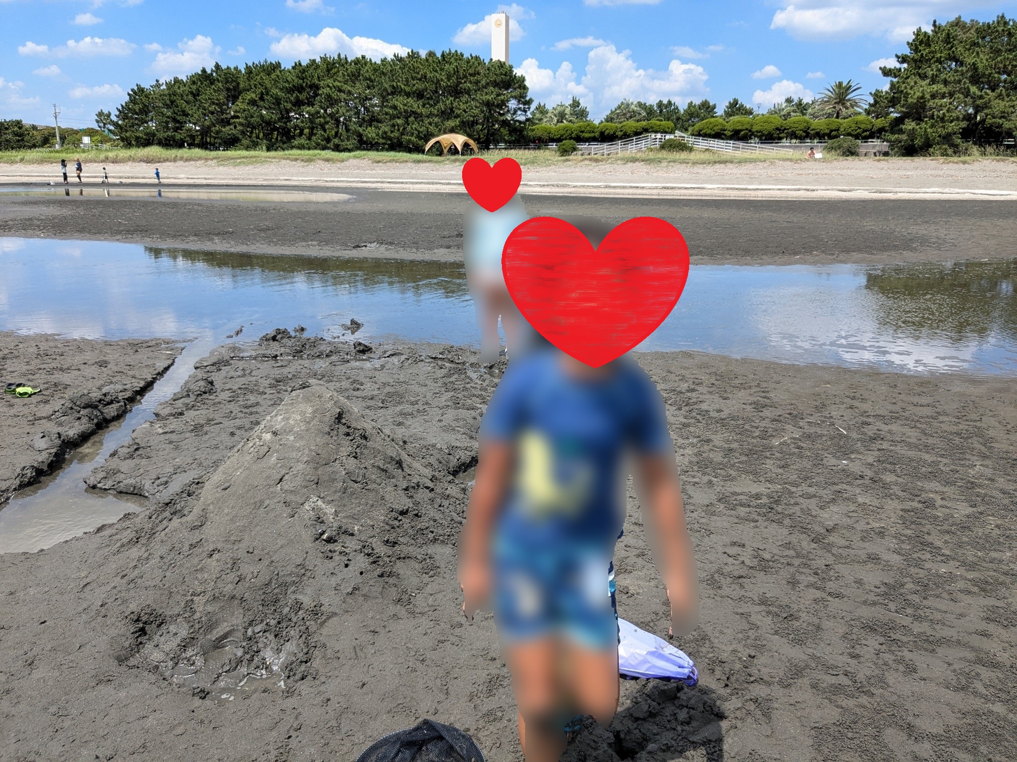 ふなばし三番瀬海浜公園 砂浜遊び