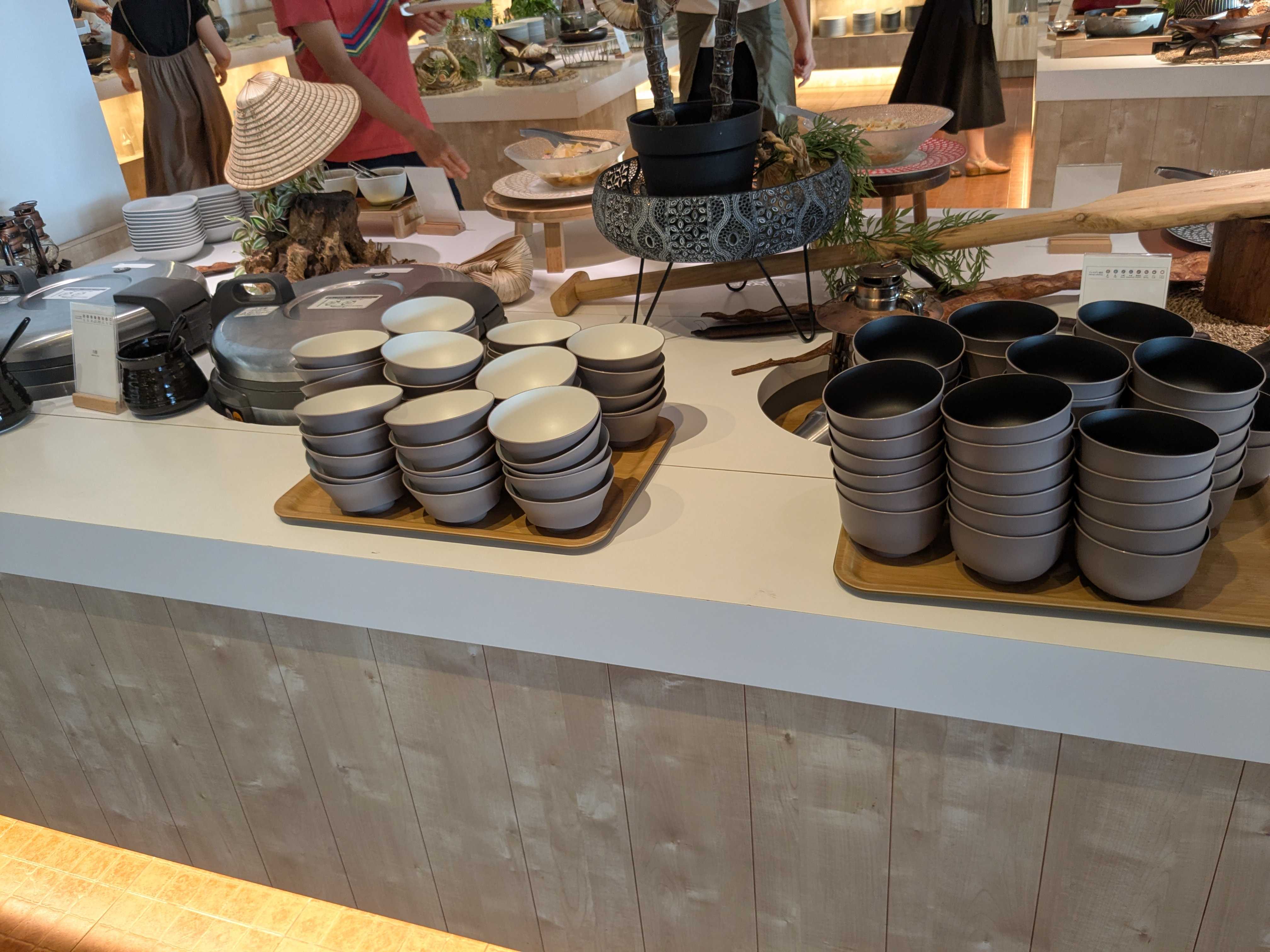 西表島ホテル by 星野リゾート 夕食ビュッフェ　内容　メニュー　御飯、スープ類