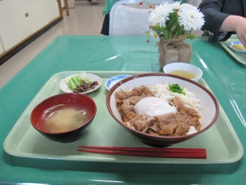 豚しゃぶ長芋丼