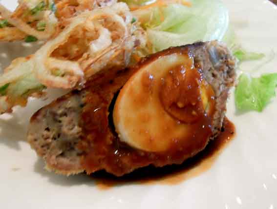 シェフの「スコッチエッグ」-2♪