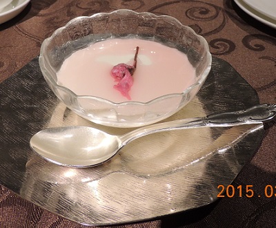 目黒雅叙園「旬遊紀」　季節の杏仁豆腐