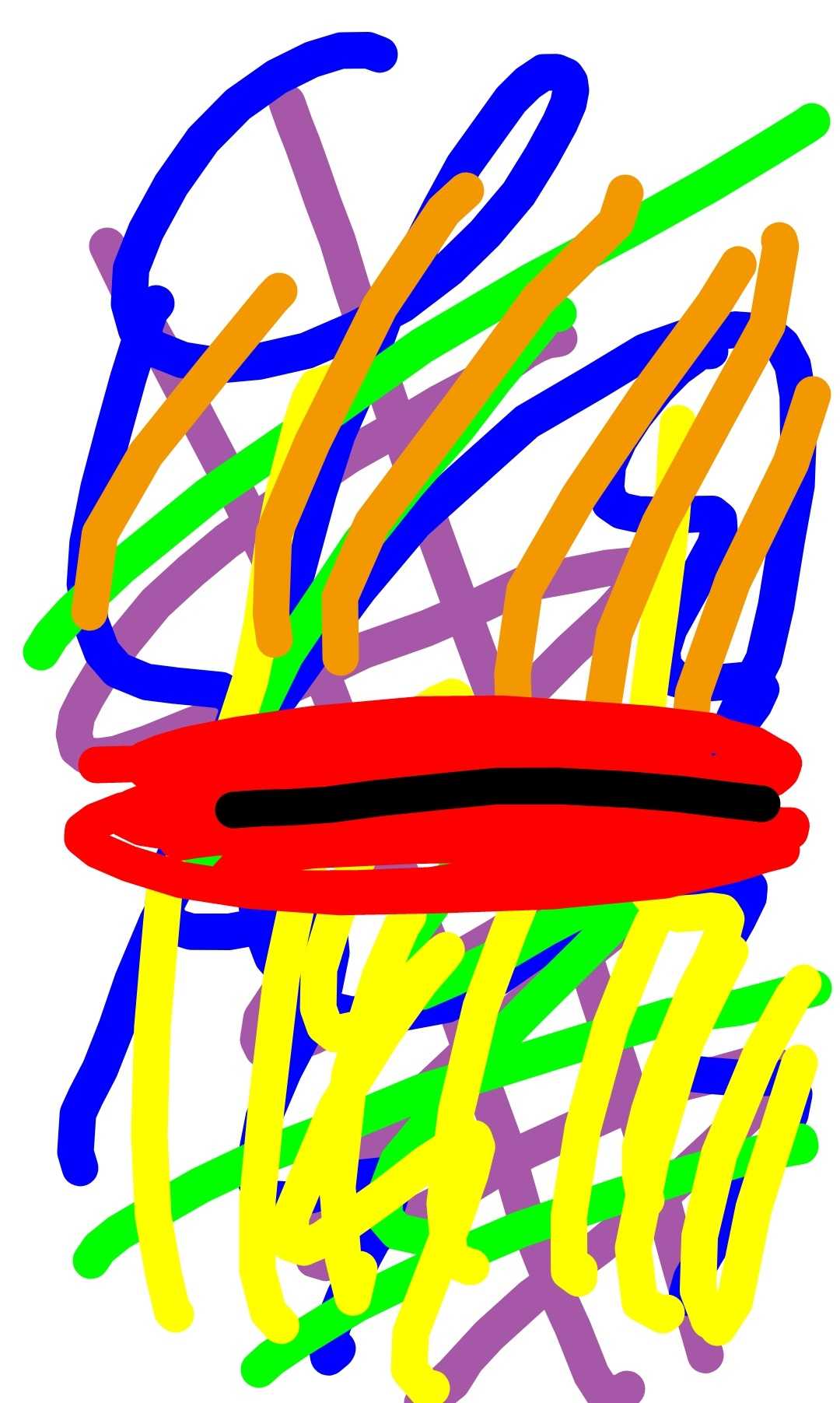 怪人たらこクチビル シュールかつ下手な絵 楽天ブログ