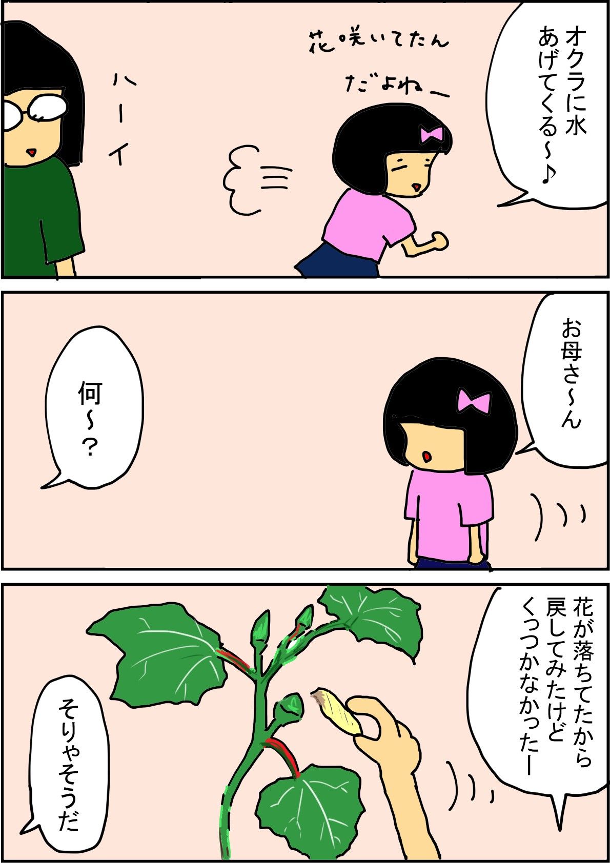 オクラの花 ピィちゃん日記 楽天ブログ