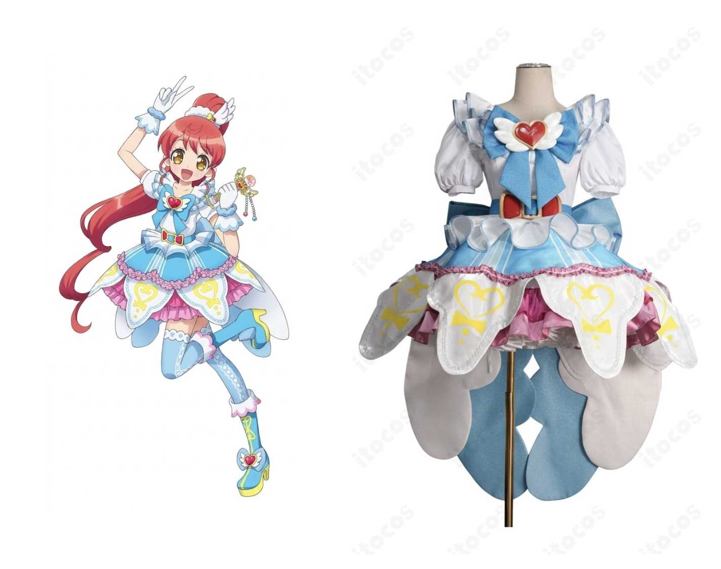 白*様 美品プリパラ台湾版　裏アニメ版権絵　ウインタードリームパレードコーデ　天 スプリングドリームパレードコーデ🌼 サマードリームパレードコーデ