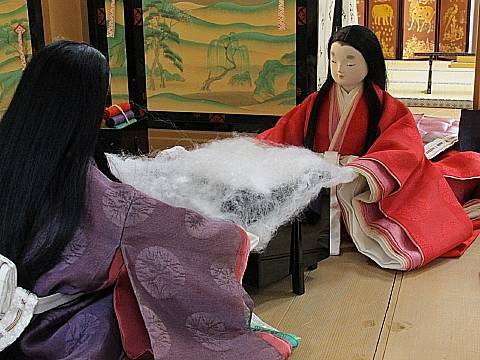 観照 京都・下京 風俗博物館 2020年の展示 -3 歳暮の衣配り・平安王朝