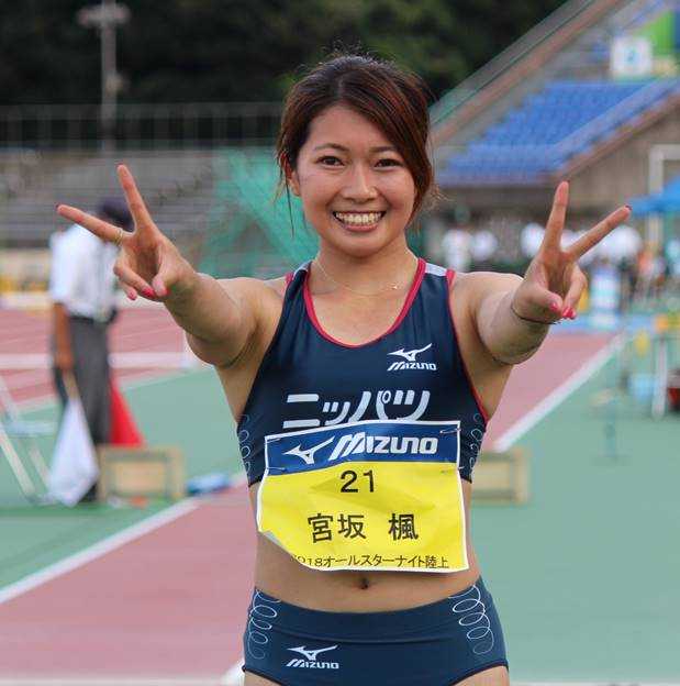 宮坂楓　尻画像 実業団有名ブルマ選手 ベンチまで高画質撮影