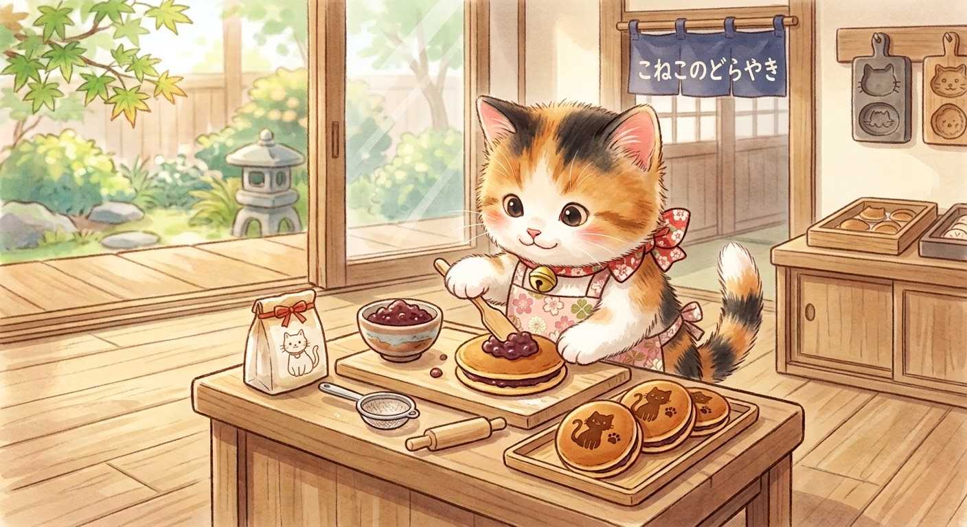 こねこのどらやき