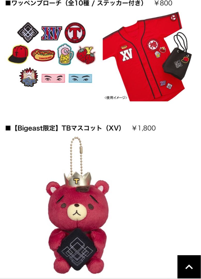 東方神起 LIVE TOUR 2019 ～XV～』 グッズ発売決定！ | BTS＆3匹の猫