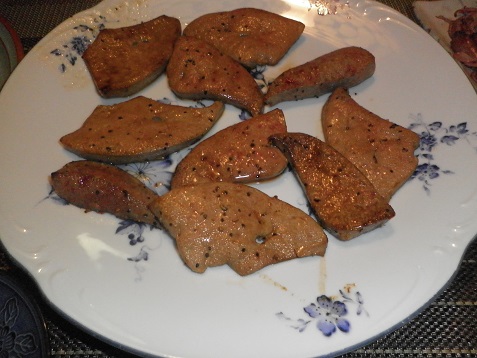 手料理150315豚レバー