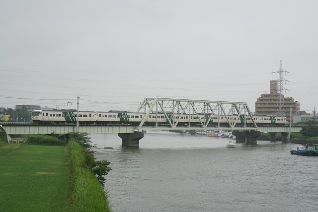 185系 上野運輸区 ハンドル訓練 in 新中川3