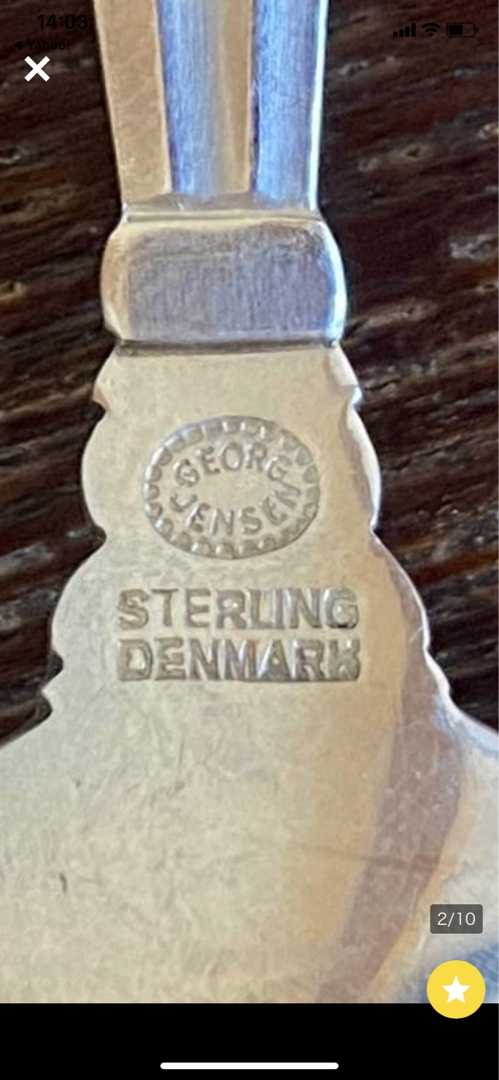 George Jensen Sterling Silver Acorn Spoon ジョージジェンセン George Jensen Sterling Silver Acorn Spoon ジョージジェンセン
