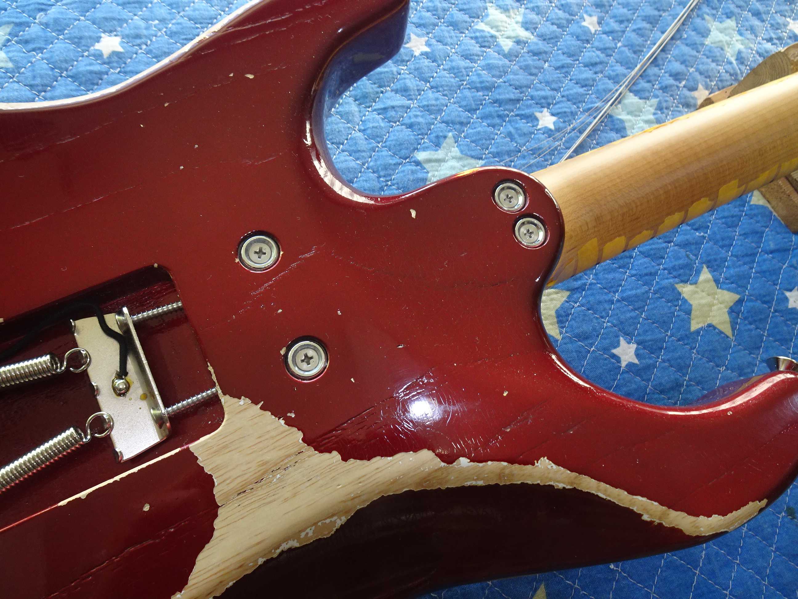 Terada　テラダ　12弦　ギター補修箇所あり　1フレットが0フレットタイプ Fender フェンダー Made in Japan Limited Stratocaster XII