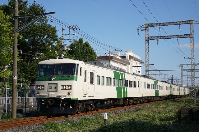 185系 上野運輸区 訓練運転 最終日5