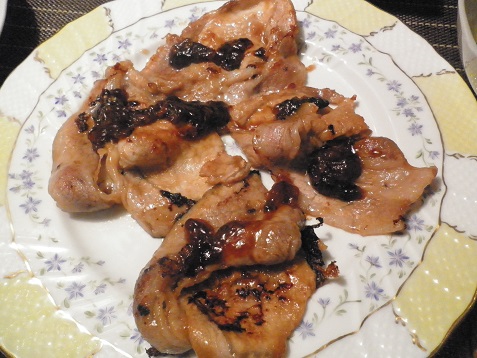 手料理豚生姜焼き