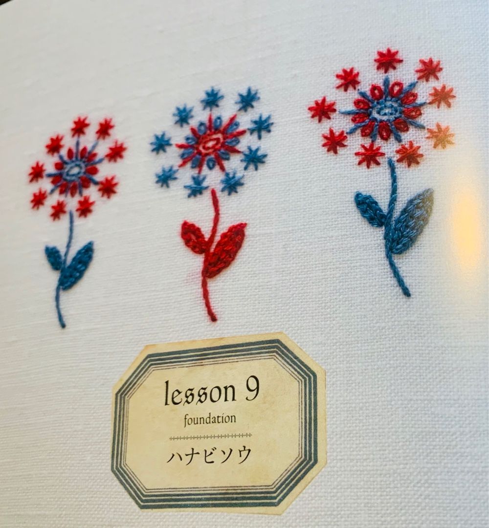 ようやく刺繍 母のネッククーラーに ハナビソウの刺繍しました Music Land 私の庭の花たち 楽天ブログ