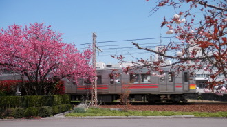 上滝駅付近　4.23　2014