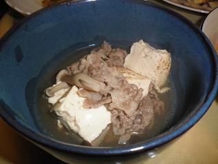 手料理肉豆腐