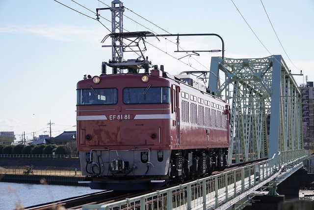 EF81 81牽引 横浜ロングチキ工臨 & 鹿島貨物2