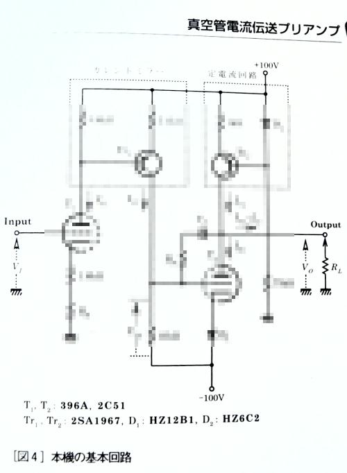 DCプリアンプ基本回路