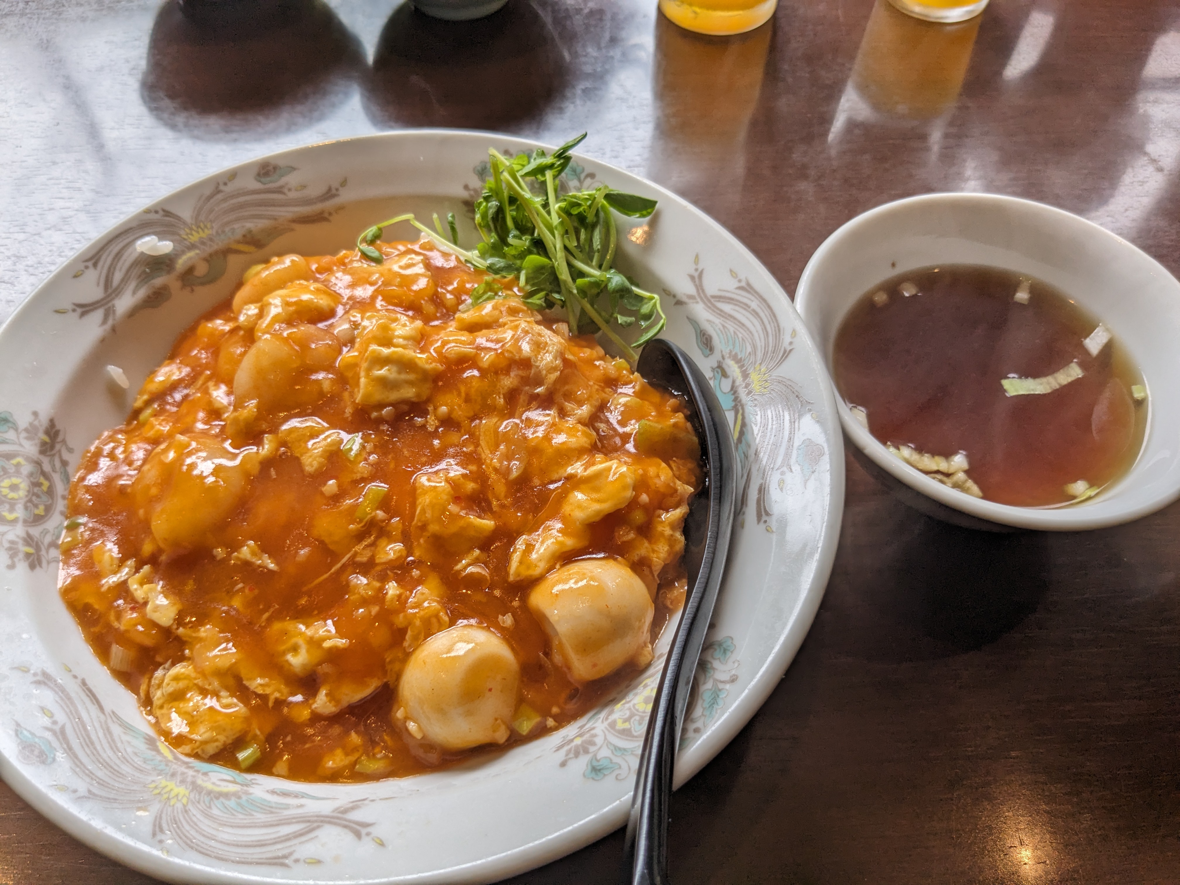 千葉県勝浦市　ランチ　中華飯店 たいこう　天津丼