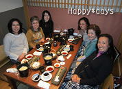 2012年12月火曜クラスのお食事会