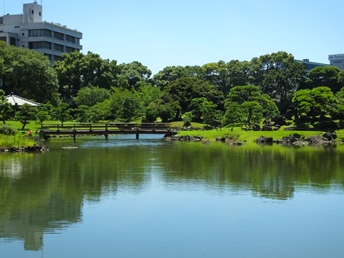 旧芝離宮恩賜庭園にて