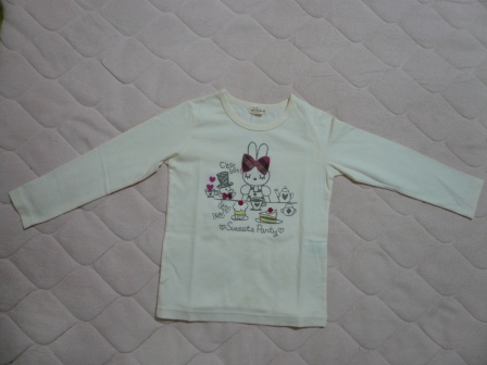 2015年ＫＰ（ニットプランナー）新春福袋女の子サイズピンクセット１1０ｍｉｍｉちゃん長袖Ｔシャツ.JPG