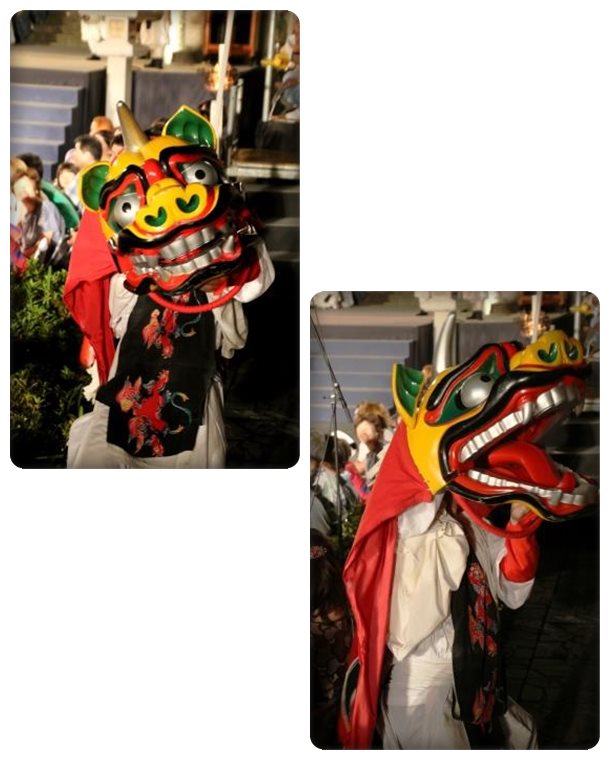 山代大田楽-23 獅子舞-3 15.8.2