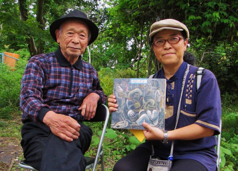 加藤さんと撮影　佐野まり