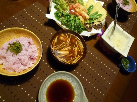 2012.03.07春野菜の天ふ?ら＆さくらこ?はん5.jpg