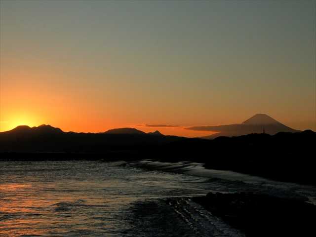 茅ヶ崎市の寺社史蹟巡りー10 柳島厳島神社 湘南大橋東岸からの夕日 おじん０５２３のヒロ散歩 楽天ブログ