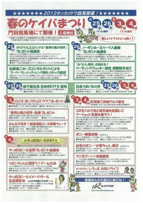 春のケイバまつり