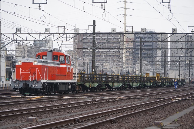 EF81 95牽引 水戸ホキ工臨 & EF65 2139牽引 日鐵チキ工臨2