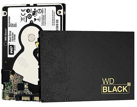 WD Black2 Western Digital 1TB HDD 120GB SSD WD1001X06XDTL