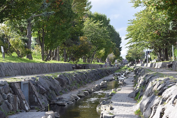 冬場の源流部