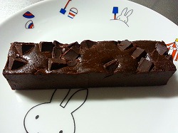 男のチョコケーキ